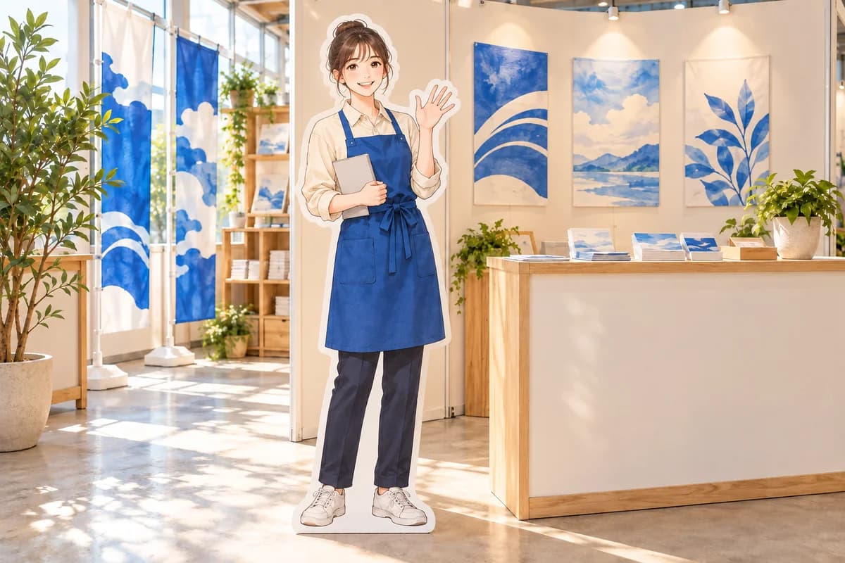 等身大パネルの作り方｜素材・写真・サイズとスタンドの選び方