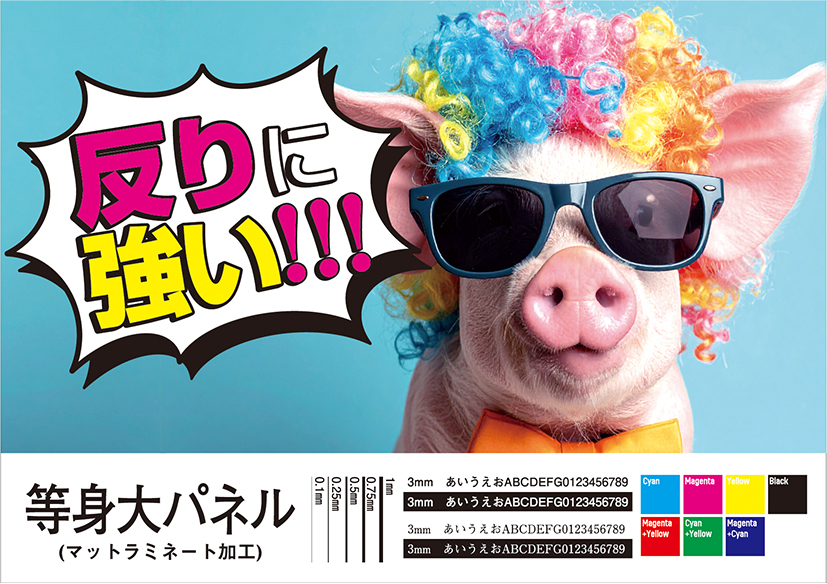 等身大パネル(マット)